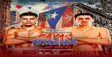 Boxing Zayas Vs Teixeira