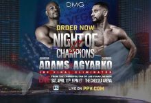 Adams Vs Agyarko PPV